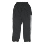 ADIDAS Mens Joggers Black & White Slim Tapered S W26 L30 Polyester Blend Sports