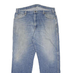 DICKIES Mens Jeans Blue Relaxed Straight Denim Light W36 L32 Workwear Durable