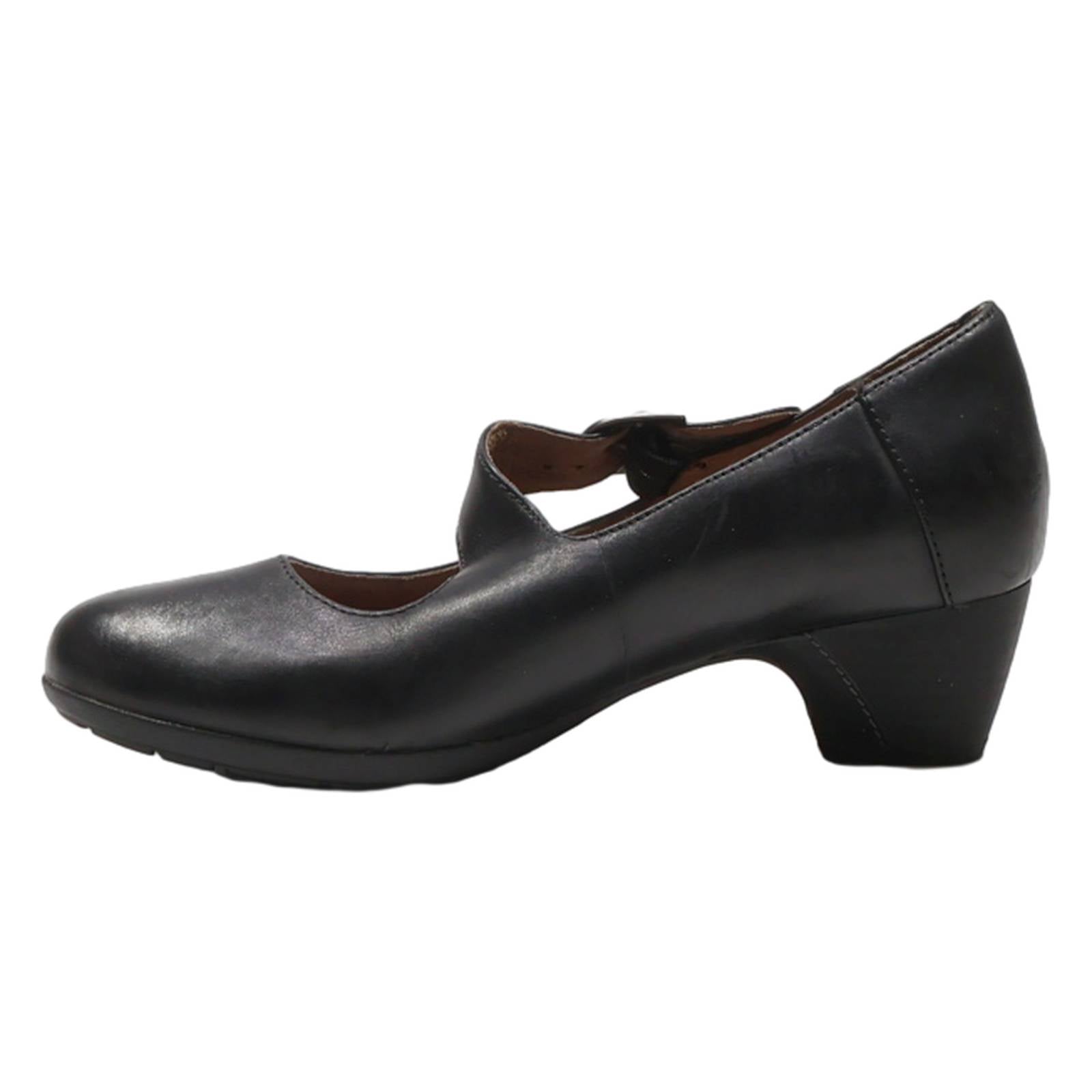 DANSKO Mary Jane Heels Black Leather Womens UK 5
