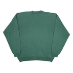 HANES Mens Green Atlanta 1996 Crew Neck L Cotton Blend Sweatshirt Vintage