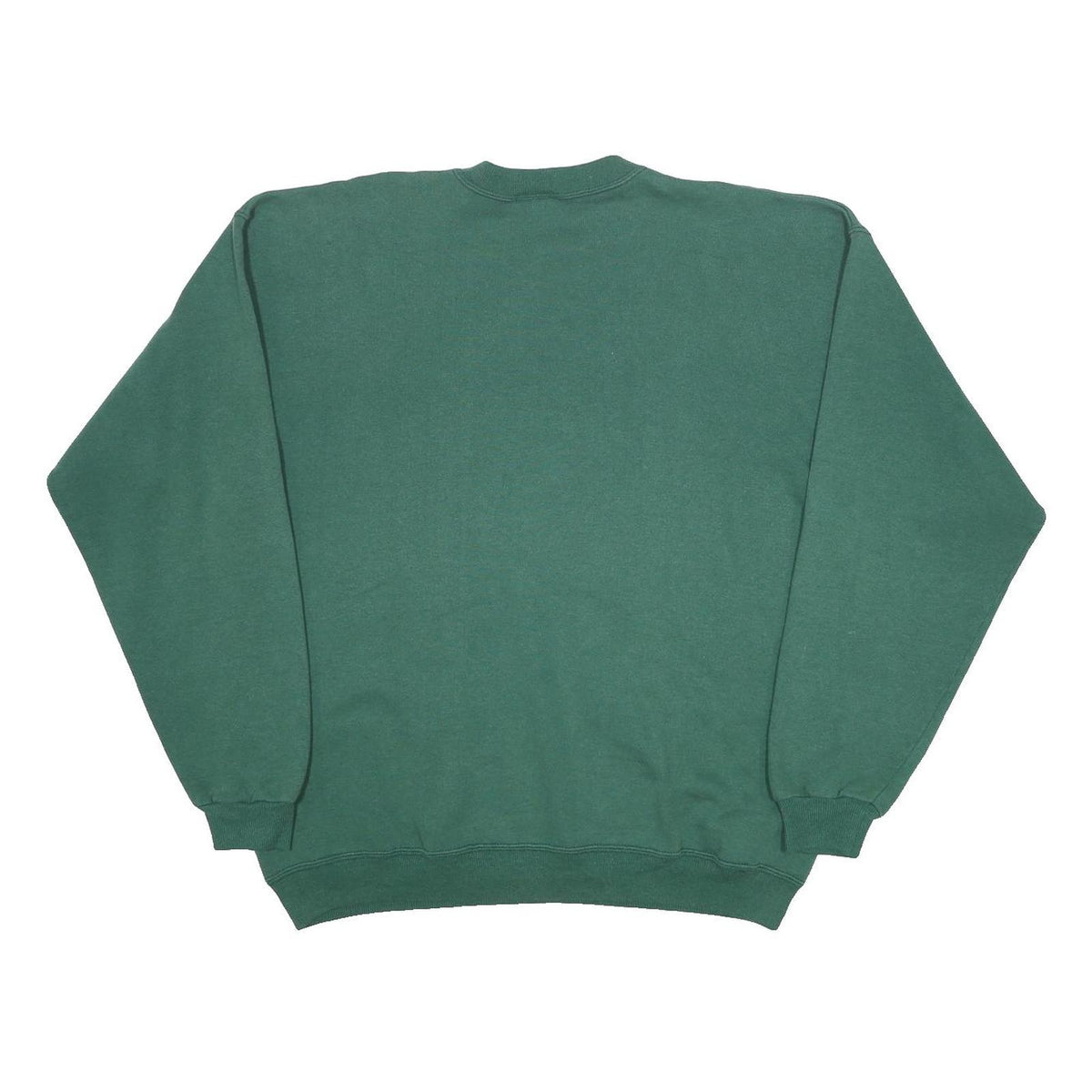 HANES Mens Green Atlanta 1996 Crew Neck L Cotton Blend Sweatshirt Vintage