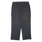 DICKIES Mens Trousers Black Regular Straight W36 L30