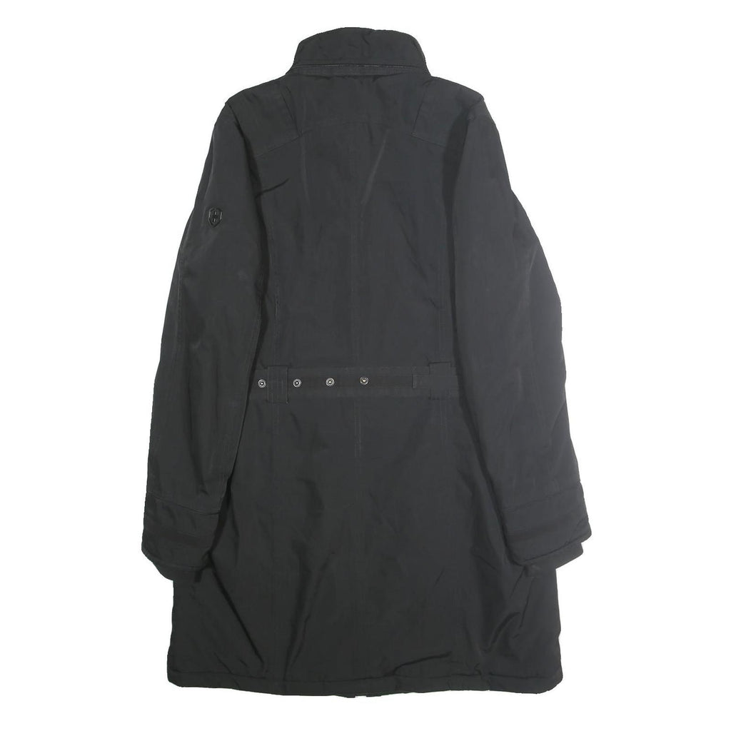WELLENSTEYN Womens Black Jacket M Polyester Blend Zip Classic Outerwear
