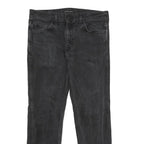 LEVI'S Line 8 Mens Jeans Black Regular Straight Denim Medium W33 L30 Stylish