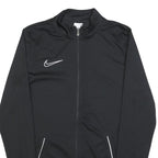NIKE Mens Black Slim Jacket M Polyester Blend Zip Sportswear Top