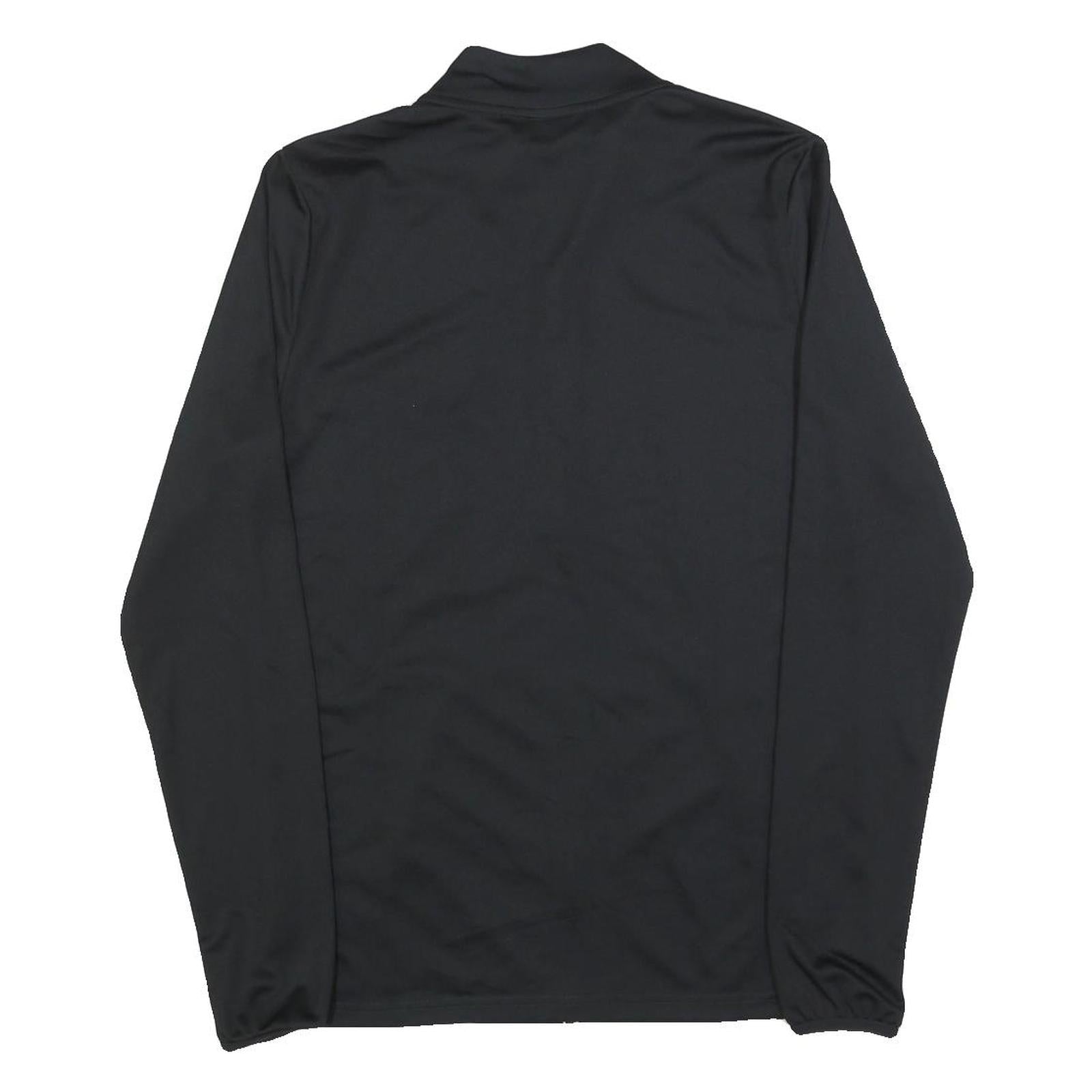 NIKE Mens Black Slim Jacket M Polyester Blend Zip Sportswear Top