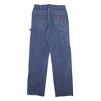 DICKIES Mens Jeans Blue Regular Straight Denim Medium W28 L32 Workwear