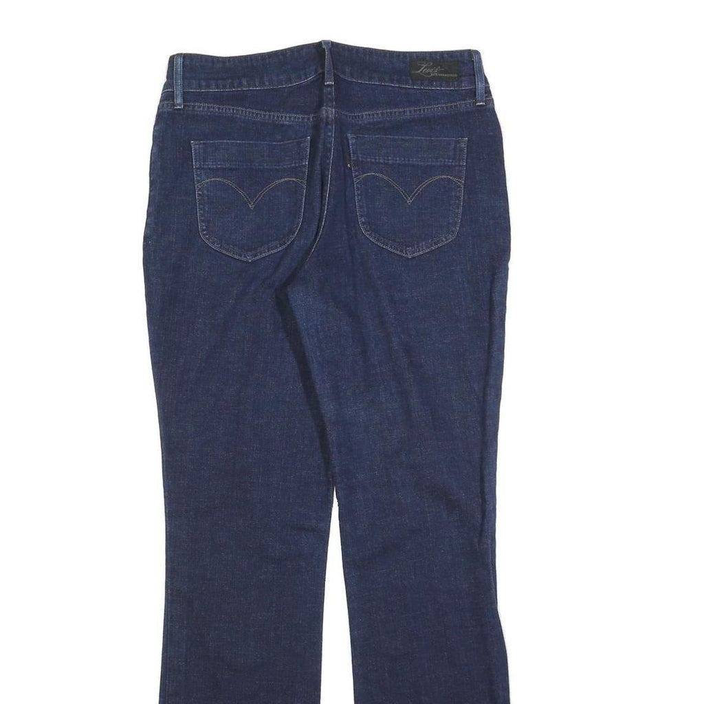 LEVI'S Womens Blue Regular Fit Bootcut Denim Rinse W29 L32 Classic Style