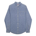 TOMMY HILFIGER Mens Blue Cotton Shirt XS Casual Button Down Pocket