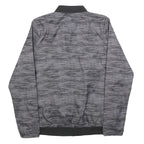 NEW BALANCE Womens Grey Lightweight Zip Jacket M Polyester Blend Athletic