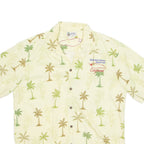 ALOHA REPUBLIC Mens Hawaiian Shirt Green Crazy Pattern L
