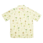 ALOHA REPUBLIC Mens Hawaiian Shirt Green Crazy Pattern L