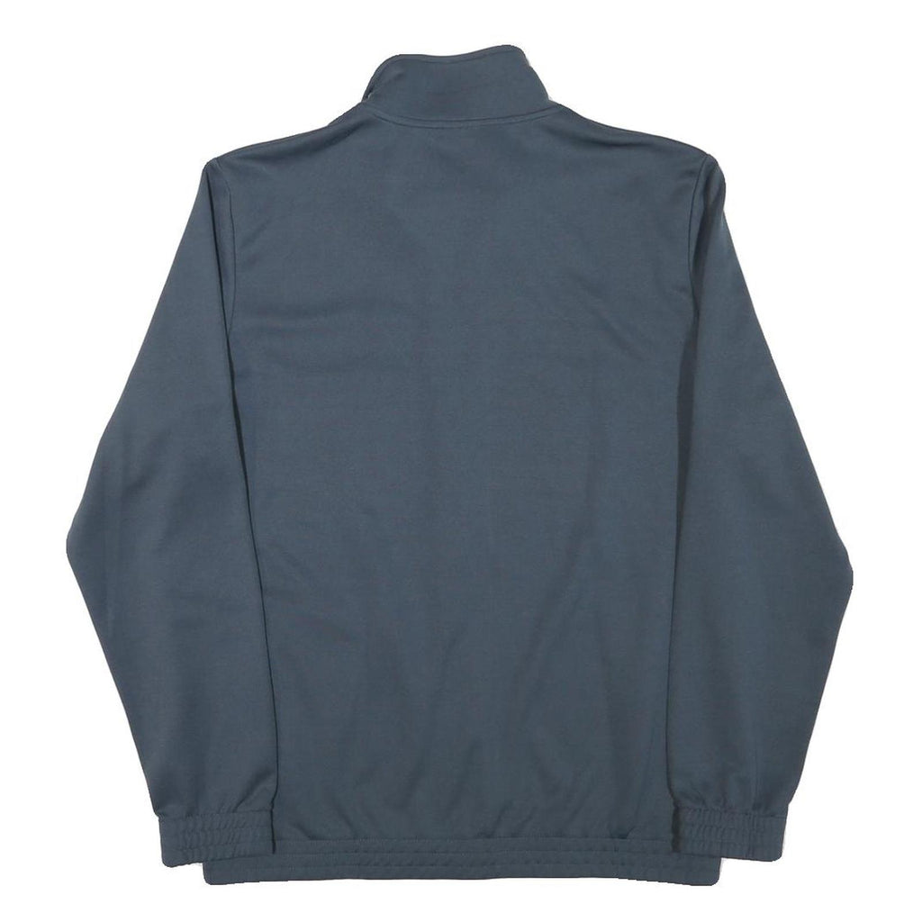 CRANE Mens Grey & Red Track Jacket M Polyester Blend Zip Casual Sportswear