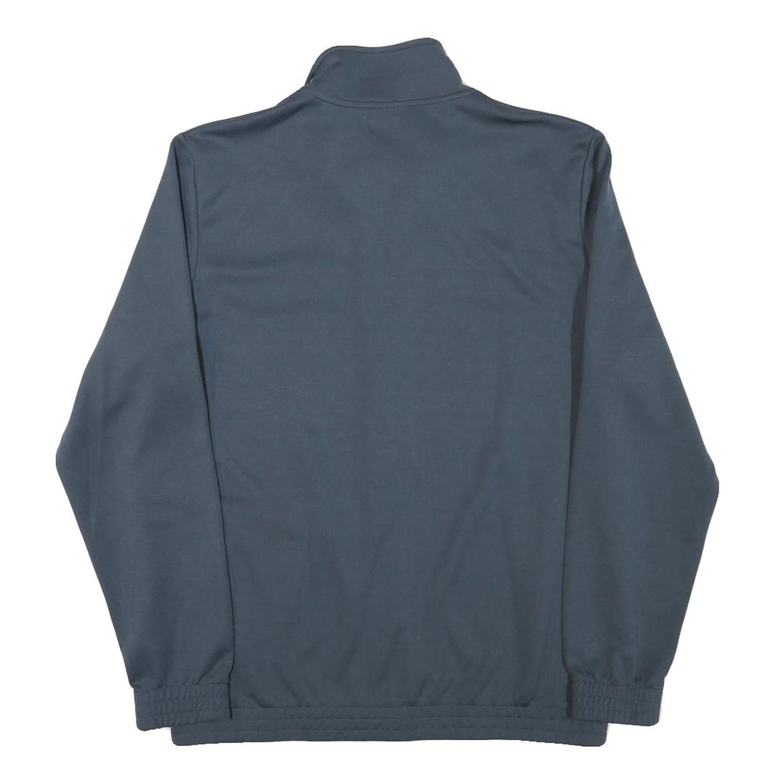 CRANE Mens Grey & Red Track Jacket M Polyester Blend Zip Casual Sportswear