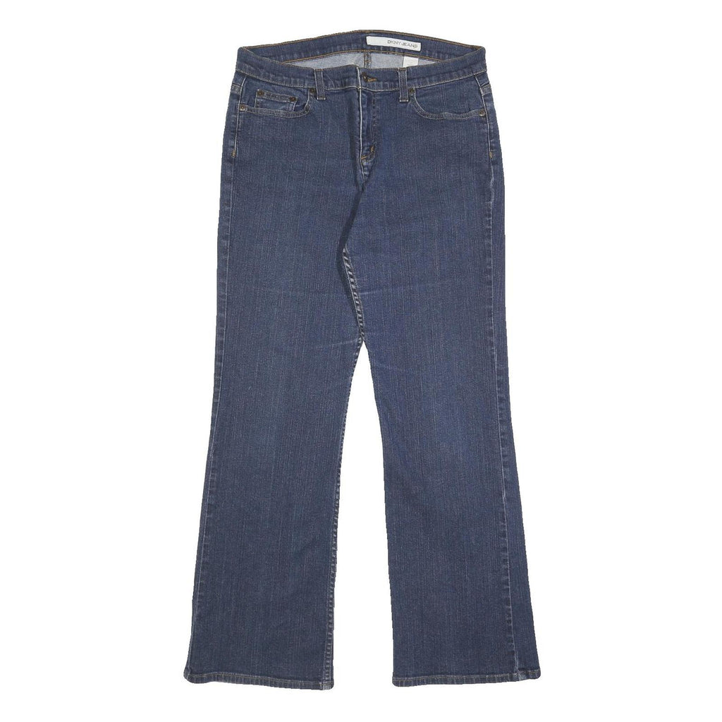 DKNY Womens Relaxed Blue Denim Jeans W31 L30 Comfort Casual Zip Fastening