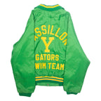 MAJESTIC Mens Varsity Jacket Green USA M