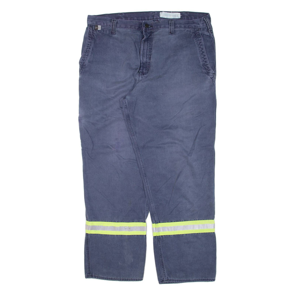 CARHARTT Workwear Mens Trousers Blue Loose Straight W38 L29