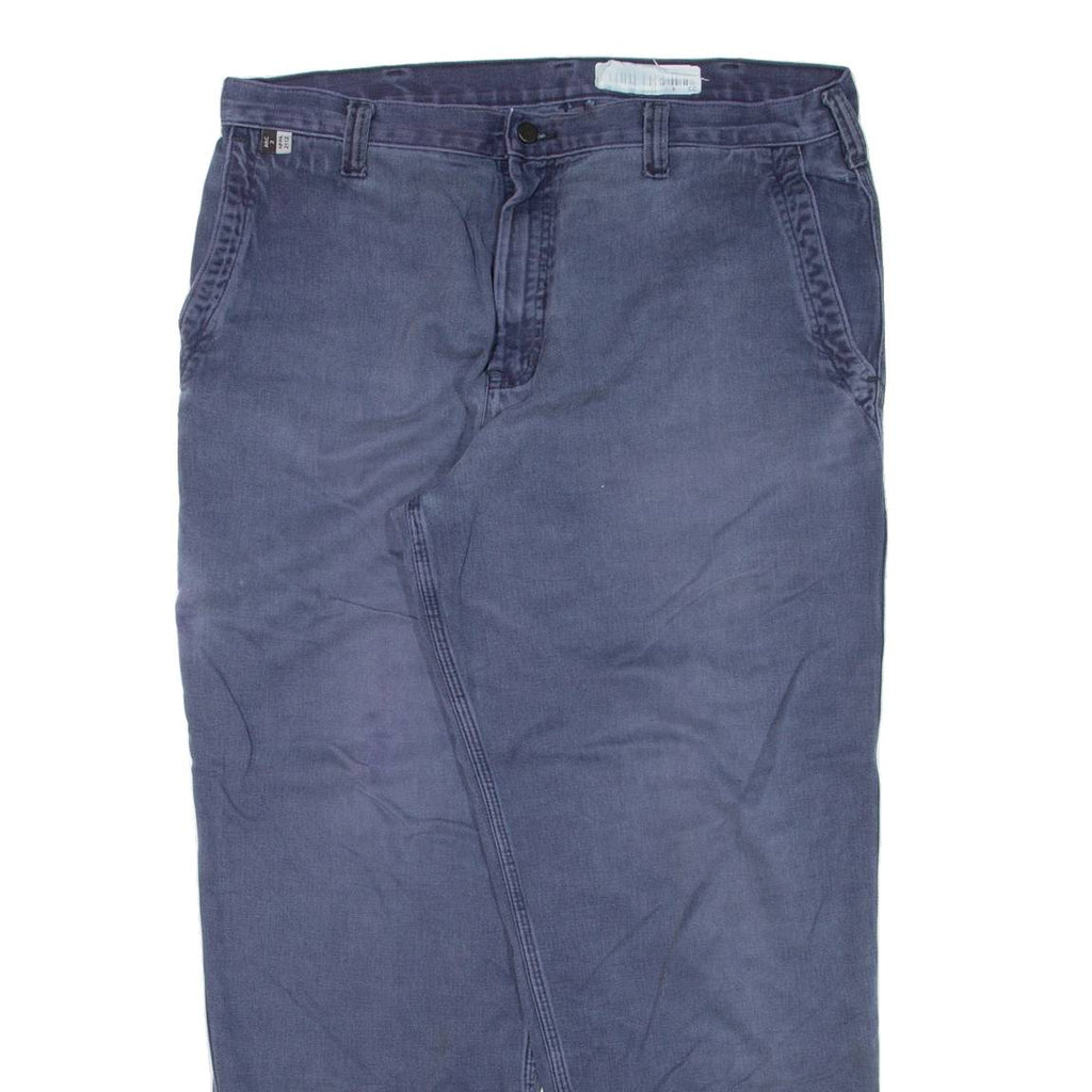 CARHARTT Workwear Mens Trousers Blue Loose Straight W38 L29