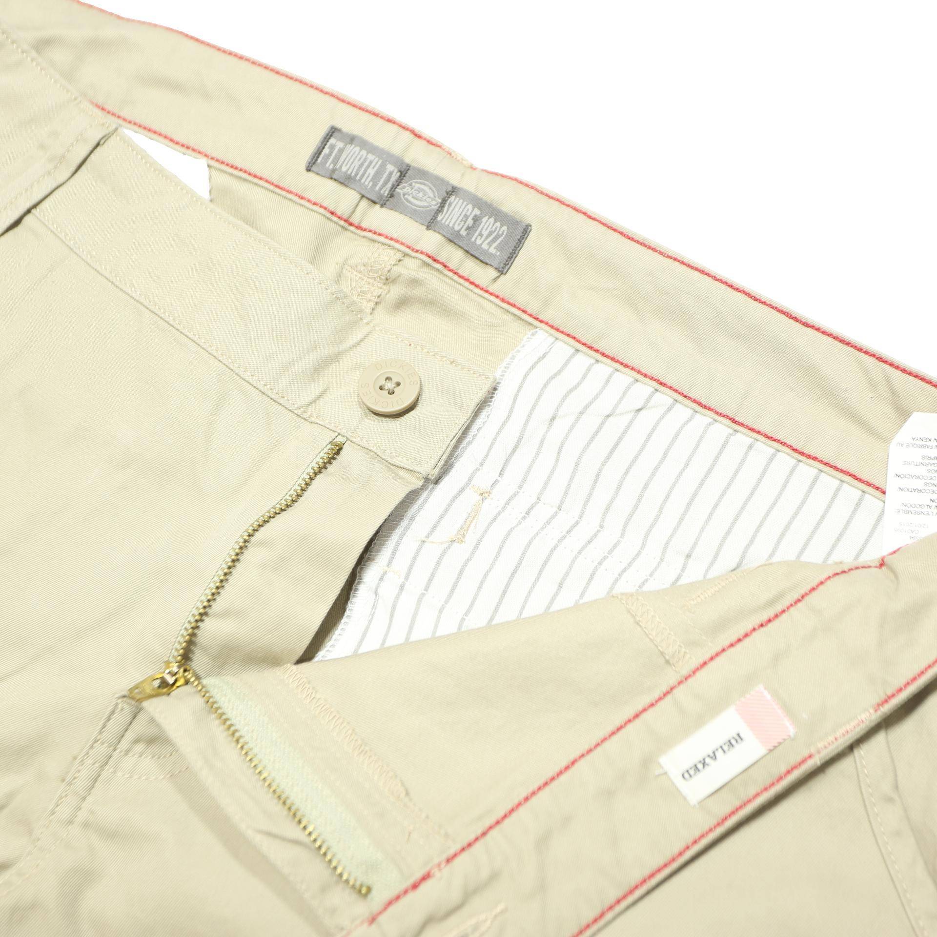 DICKIES Mens Shorts Beige Casual Cargo Plain XL W38 Durable Cotton Workwear
