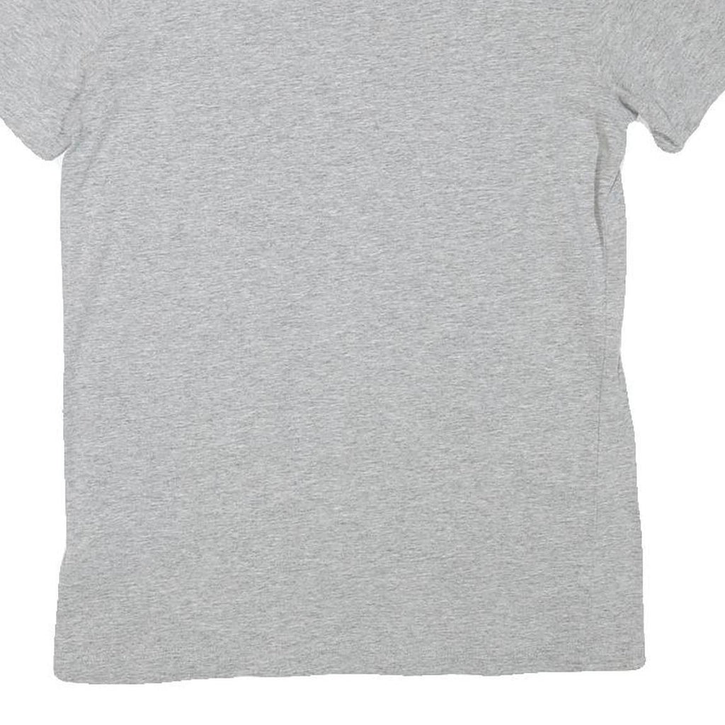 ADIDAS Mens Grey Football Graphic T-Shirt S Short Sleeve Crew Neck Casual