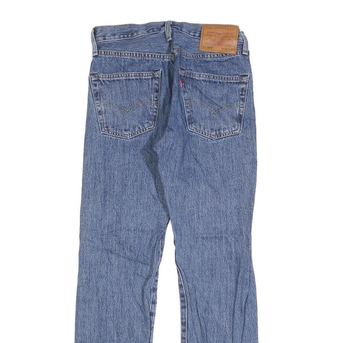 LEVI'S 501 Big E Mens Jeans Blue Regular Straight Denim Medium W28 L30 Vintage