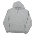 PUMA Mens Grey Hoodie L Cotton Blend Pullover Casual Sportswear