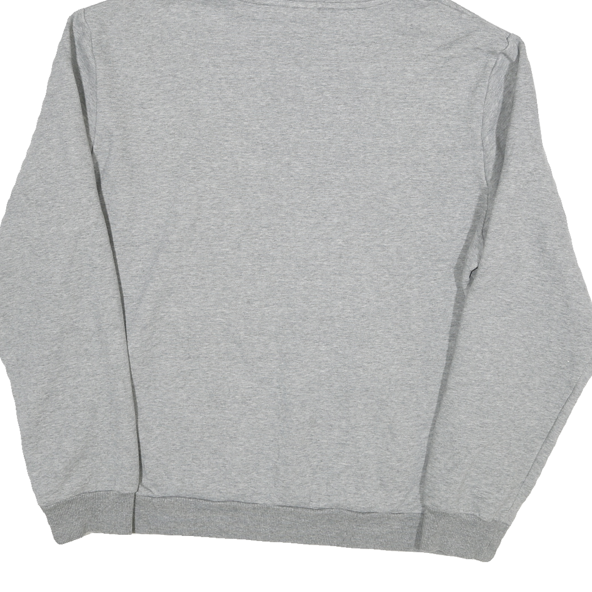 PUMA Mens Grey Hoodie L Cotton Blend Pullover Casual Sportswear