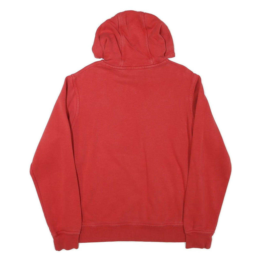 NIKE Mens Red Hoodie Pullover L Cotton Blend Casual Sportswear