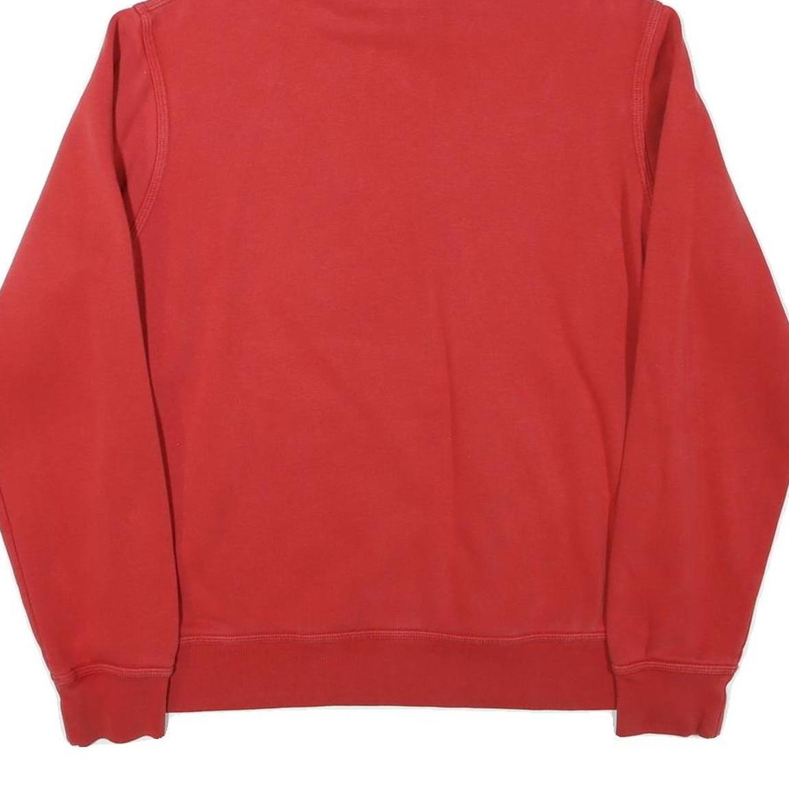 NIKE Mens Red Hoodie Pullover L Cotton Blend Casual Sportswear