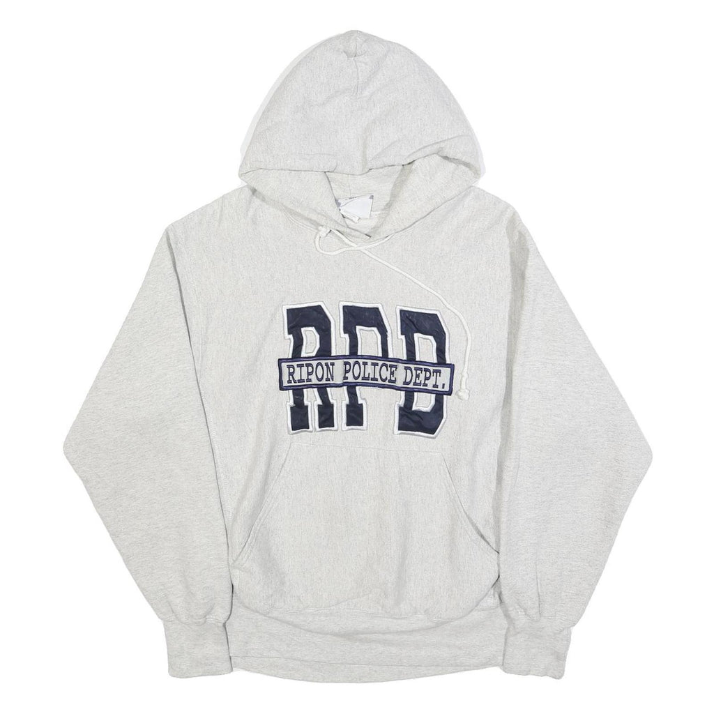 LEE Womens Grey Ripon Police Dept. Pullover Hoodie L