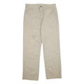 CARHARTT Mens Beige Polyester Blend Regular Straight Trousers W34 L32 Workwear