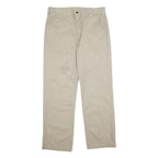 CARHARTT Mens Beige Polyester Blend Regular Straight Trousers W34 L32 Workwear