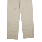 CARHARTT Mens Beige Polyester Blend Regular Straight Trousers W34 L32 Workwear