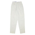 SEGRETS Womens Cotton Blend White Relaxed Straight Trousers W24 L30 Stylish
