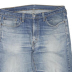 LEVI'S Mens Denim Blue Casual Shorts L W36 Cotton Blend Classic Fit Zip Pocket