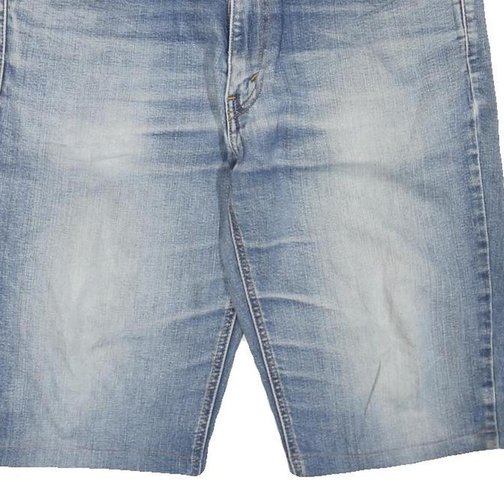 LEVI'S Mens Denim Blue Casual Shorts L W36 Cotton Blend Classic Fit Zip Pocket
