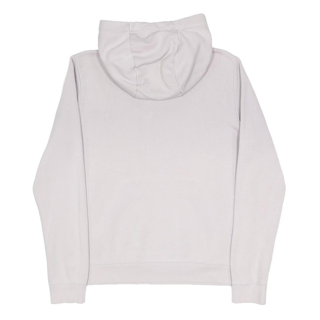 NIKE Womens White Pullover Hoodie S Lightweight Cotton Blend Casual
