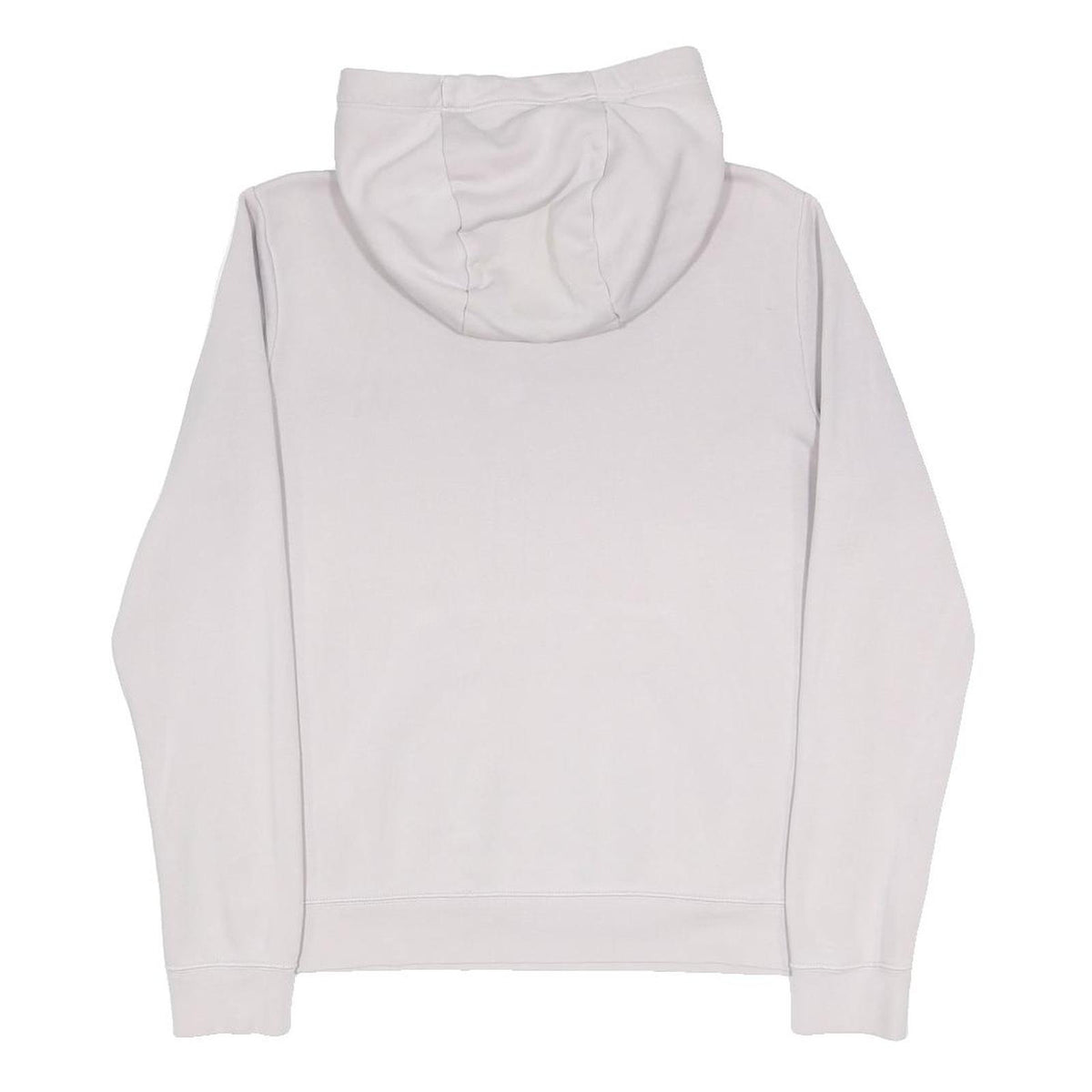 NIKE Womens White Pullover Hoodie S Lightweight Cotton Blend Casual