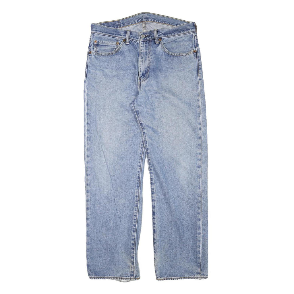 LEVI'S Mens Jeans Blue Regular Straight Denim Medium W32 L29 Classic Zip Closure