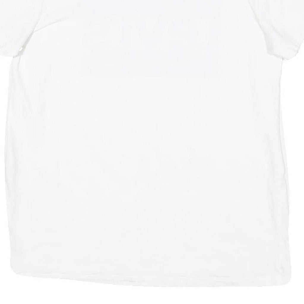 LEVI'S Womens White Cotton Blend Graphic T-Shirt S Short Sleeve Crew Neck