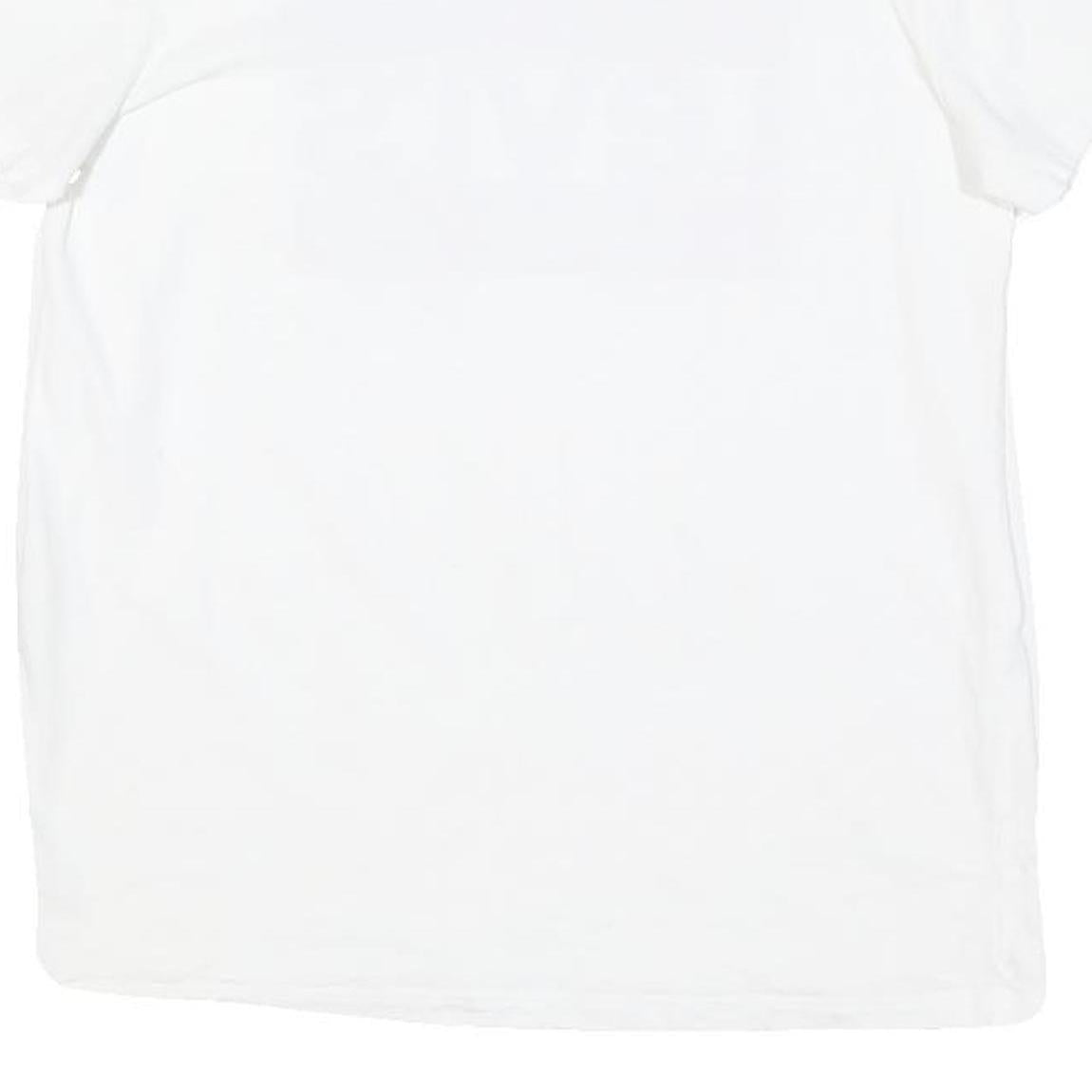 LEVI'S Womens White Cotton Blend Graphic T-Shirt S Short Sleeve Crew Neck