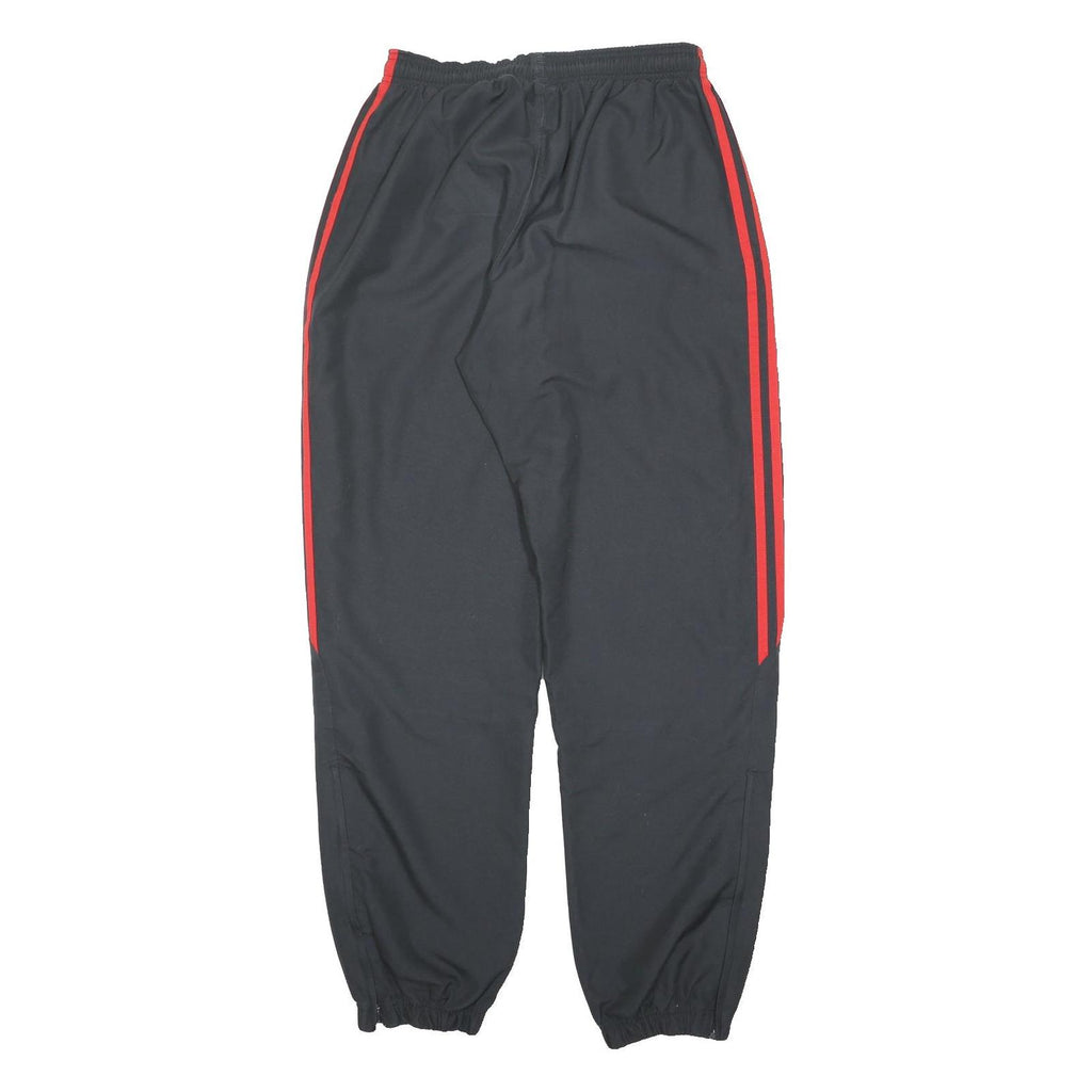 ADIDAS Mens Joggers Black & Red Slim Tapered M W28 L31 Sportswear