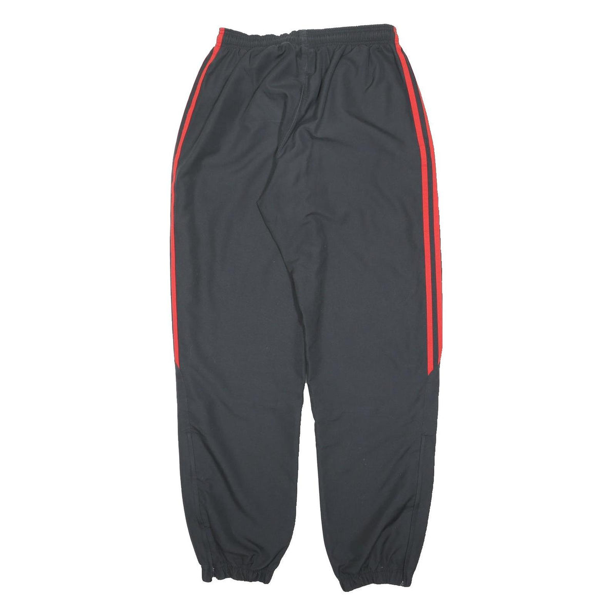ADIDAS Mens Joggers Black & Red Slim Tapered M W28 L31 Sportswear