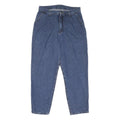LEE Mens Loose Fit Blue Denim Jeans W32 L29 Classic Cotton Zip Pockets