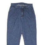 LEE Mens Loose Fit Blue Denim Jeans W32 L29 Classic Cotton Zip Pockets