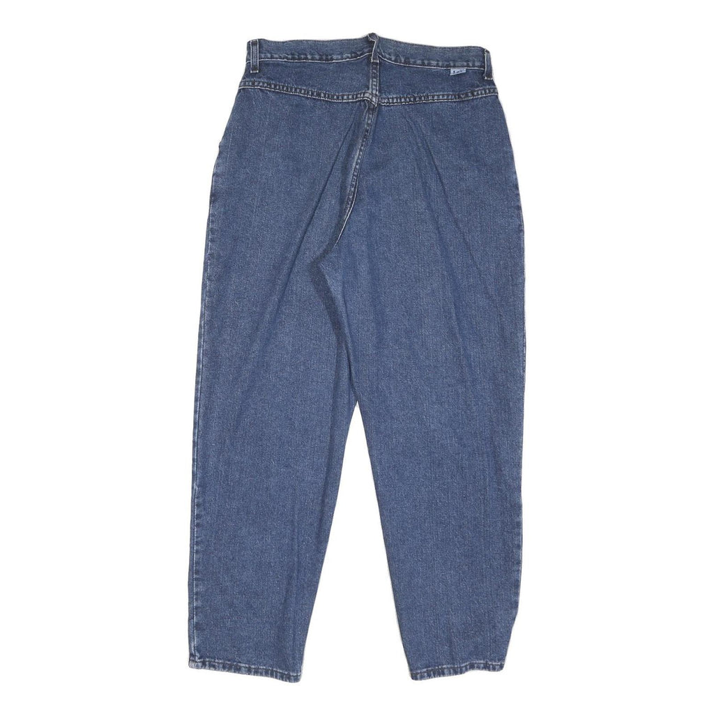 LEE Mens Loose Fit Blue Denim Jeans W32 L29 Classic Cotton Zip Pockets