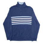 CHAPS Mens Sweatshirt Blue 1/4 Zip M