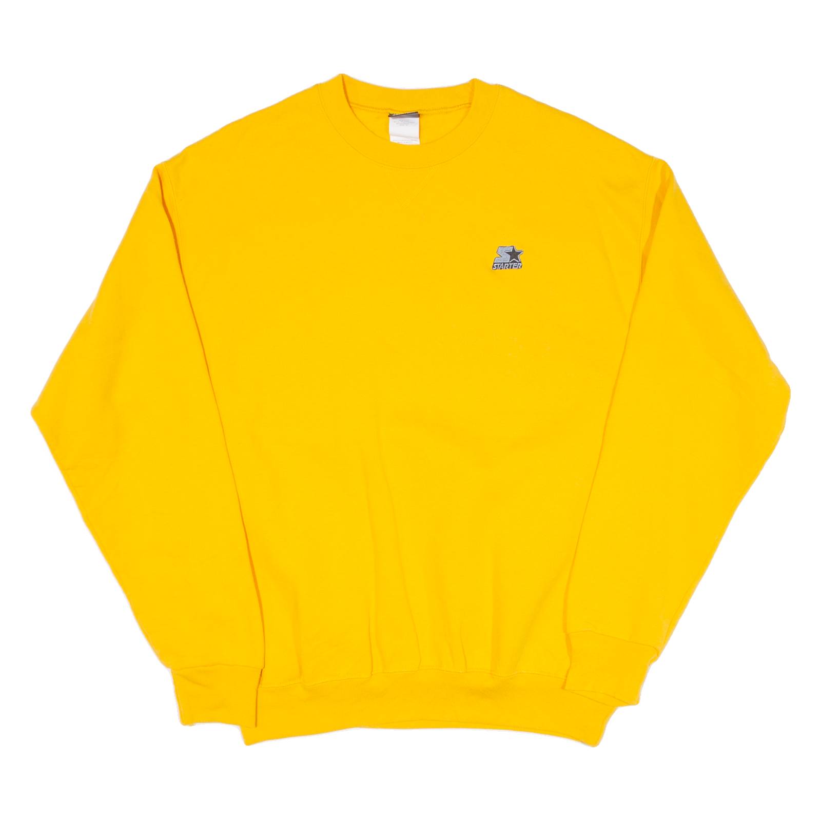 STARTER Mens Sweatshirt Yellow M