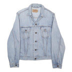 LEVI'S Womens Blue Denim Jacket M Cotton Classic Button Closure Casual Wear