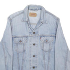 LEVI'S Womens Blue Denim Jacket M Cotton Classic Button Closure Casual Wear
